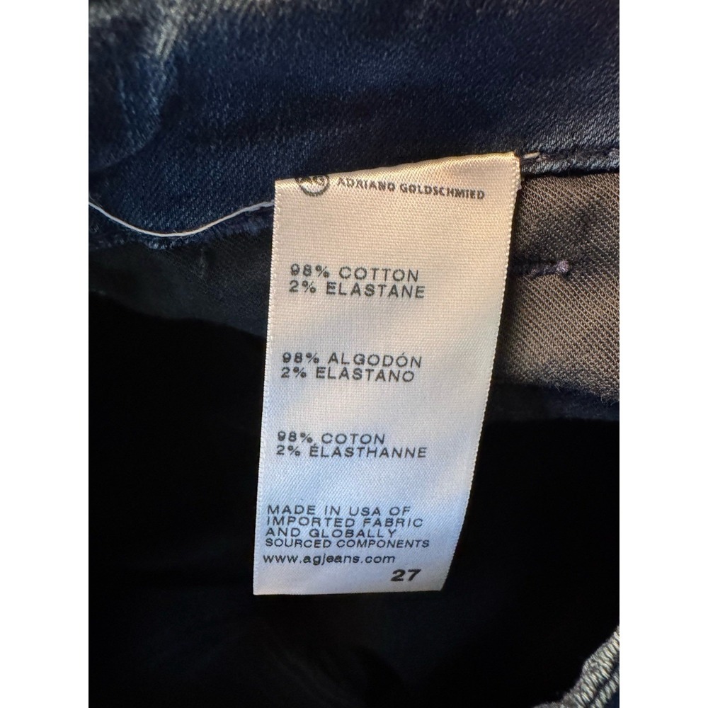 AG x THEORY Standard Issue Slim Cargo Cropped Capri Jeans NWT Womens 4/27 - Picture 7 of 9